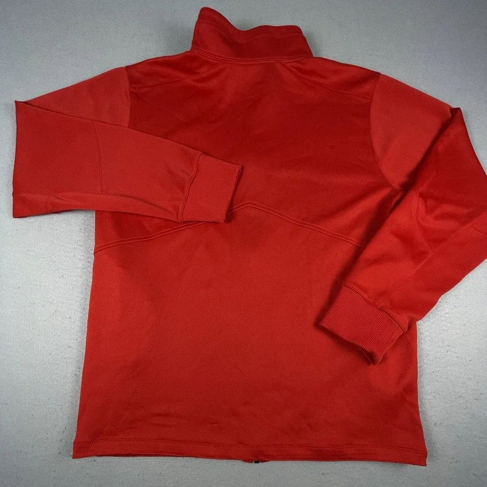 Nike Jacket Mens M Red Ohio State Buckeyes Dri-FIT Full Zip‎ Collegiate Athletic